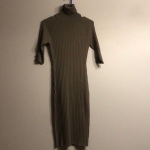 Patty Boutik green sweater dress.  Size M